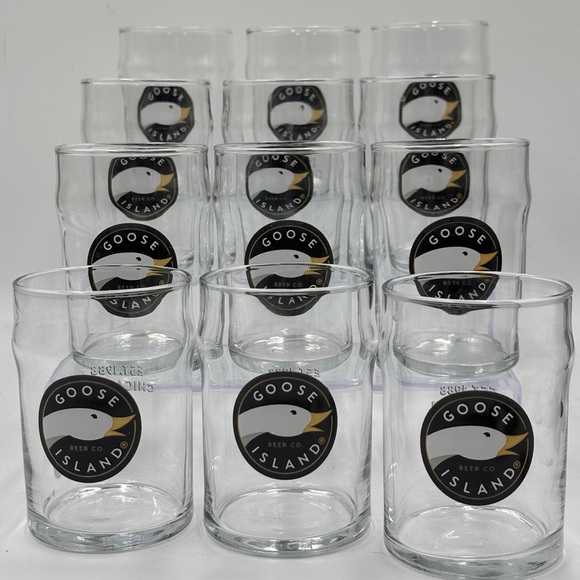 8 Goose Island Beer Co. Glasses. Est. 1988 Chicago, IL. Sold As One Lot. Home - Picture 1 of 8